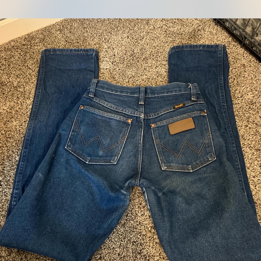 Wrangler Women's Straight Leg Jeans - Dark Blue